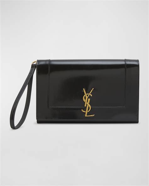 cassandra wristlet ysl|Saint Laurent Cassandra YSL Flap Leather Wristlet.